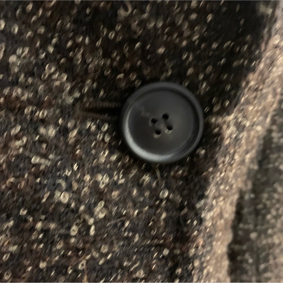 Lafayette 148 New York Tweed blazer in dark brown.Size 2 - Picture 6 of 8